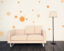 Circles Pattern Vinyl Wall Decals Modern Wall Art Sticker